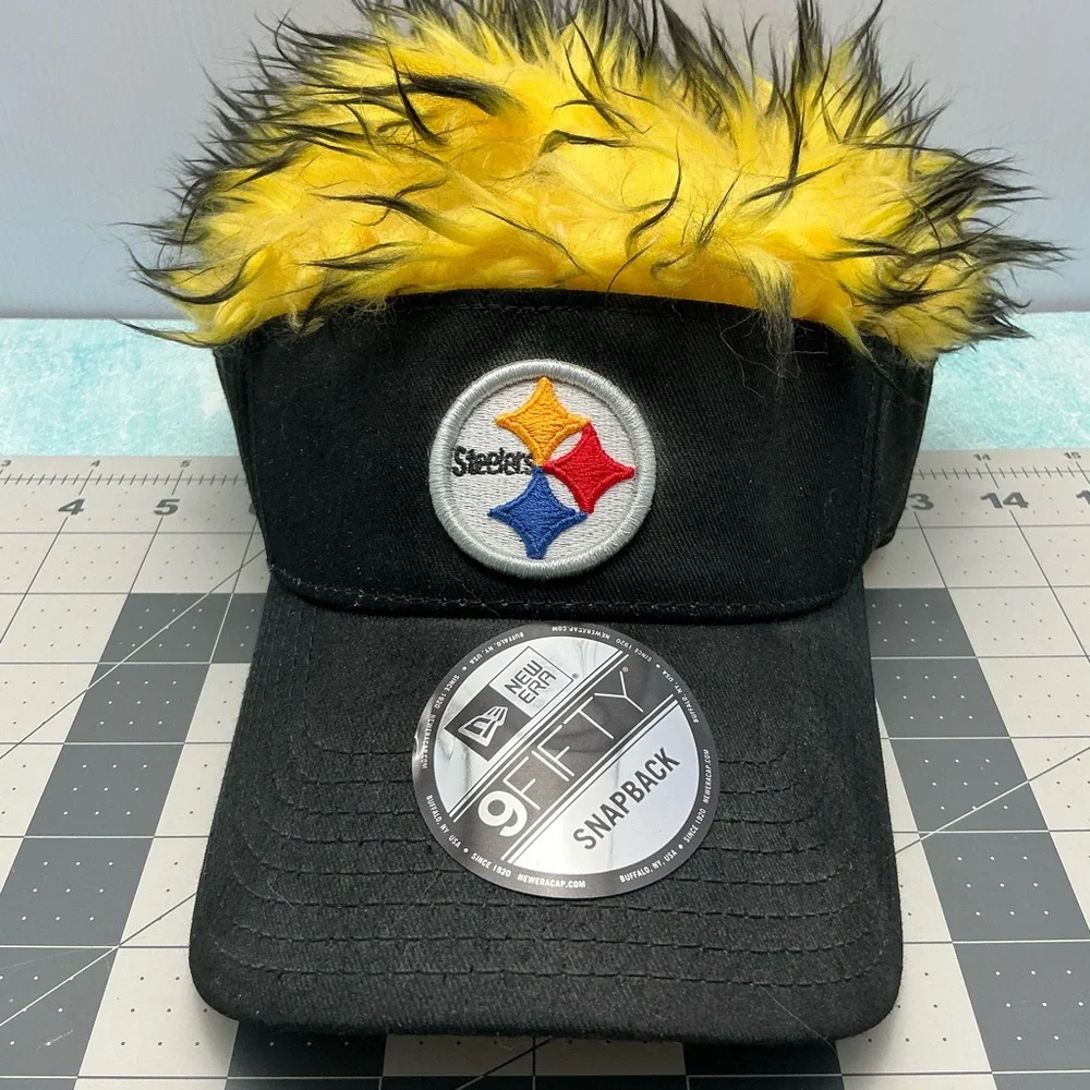 New Era Black and Yellow Steelers Hat